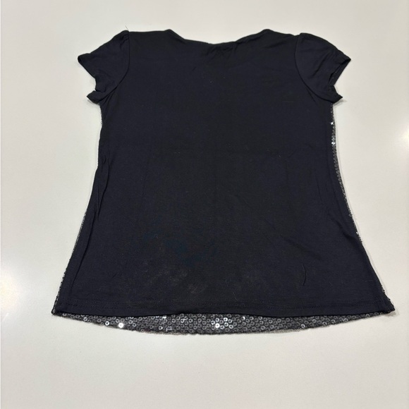 Girl’s Candie’s black sequined top Size Large NWOT - Picture 2 of 10